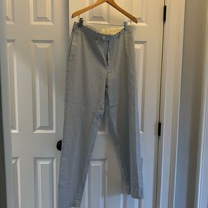 Brooks Brothers Fitzgerald Fit Cotton Seersucker Pants In Classic Stripe